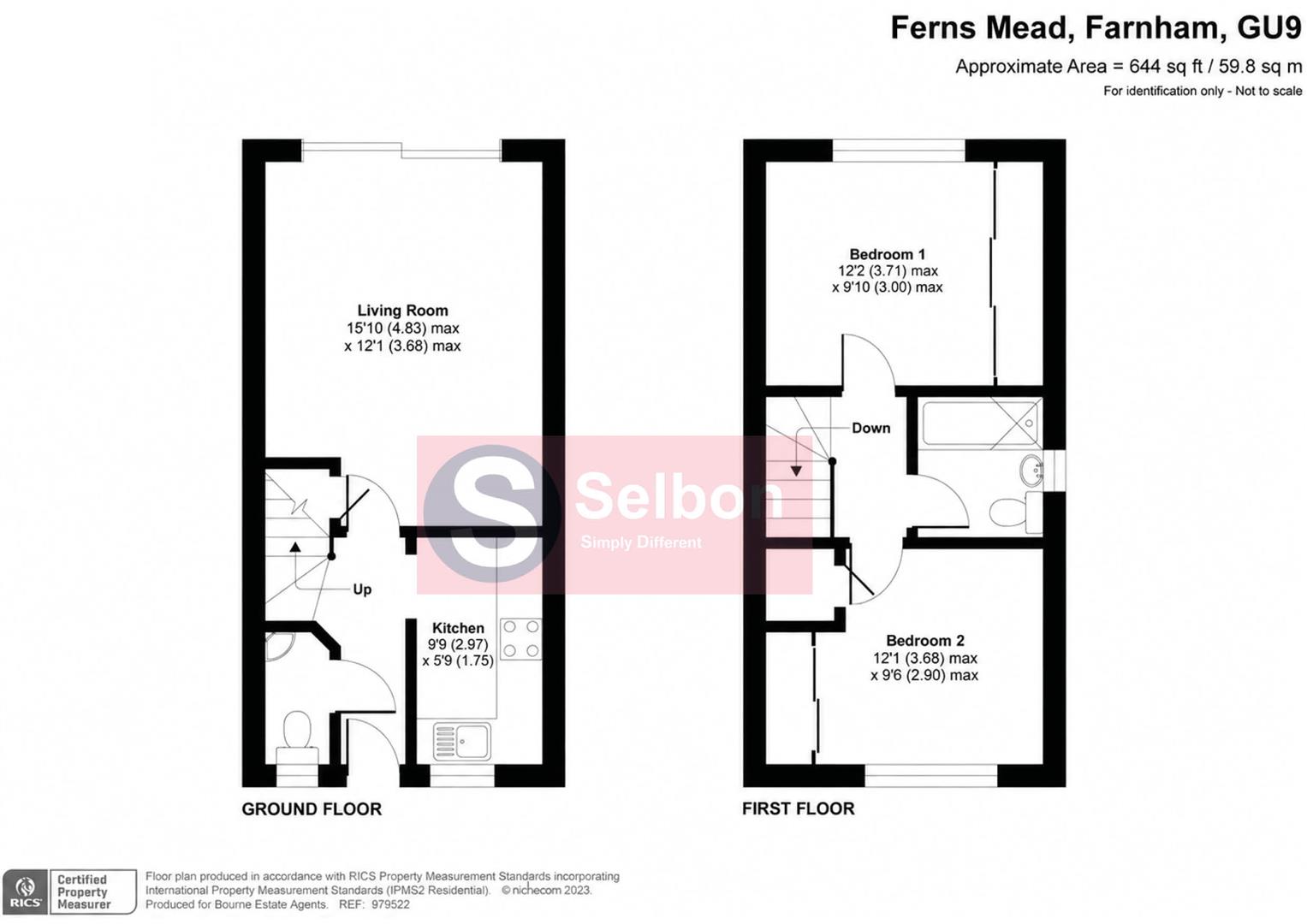 8, Ferns Mead, Farnham floorplan