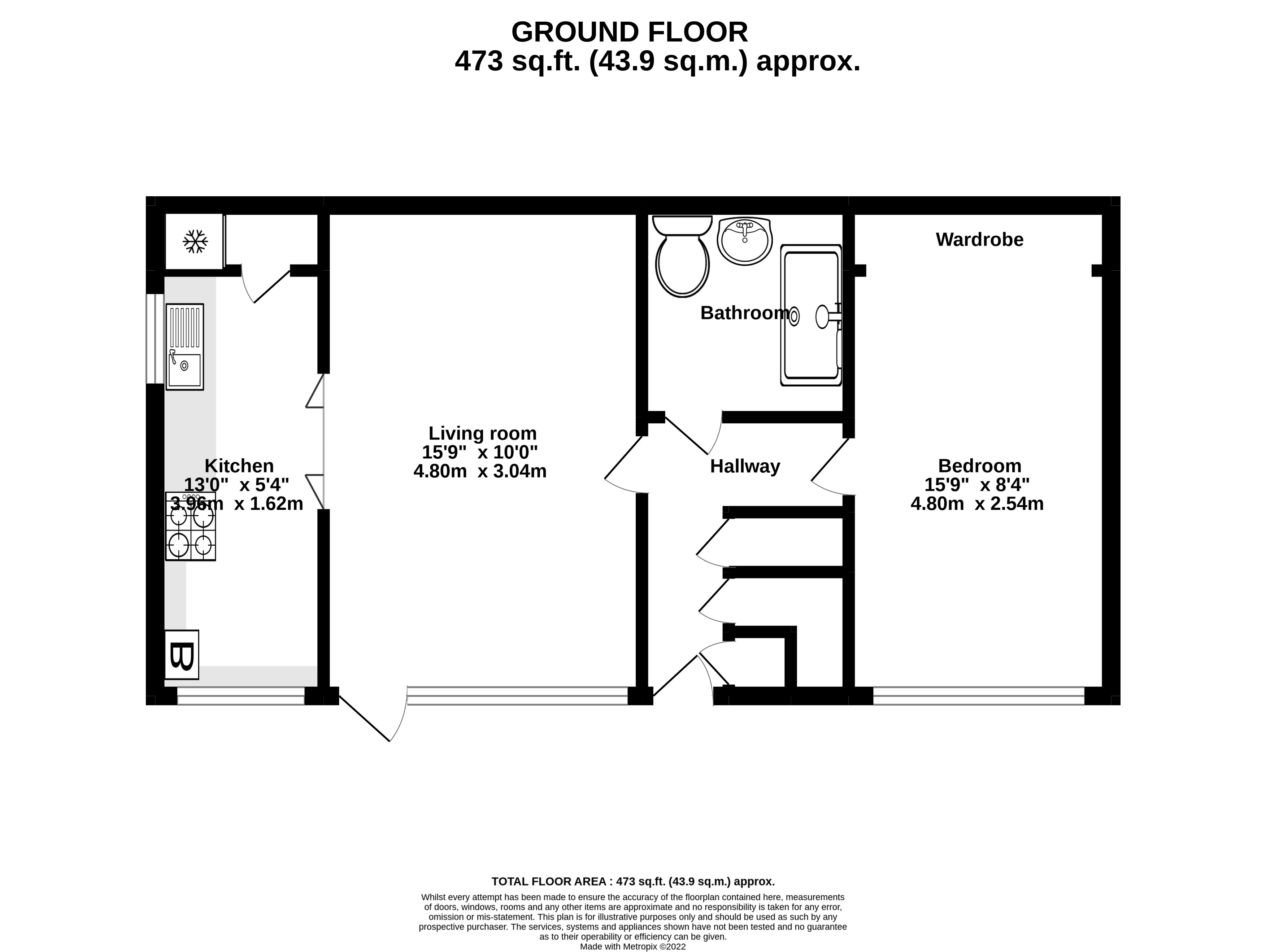 75, Brickett Close, Ruislip floorplan