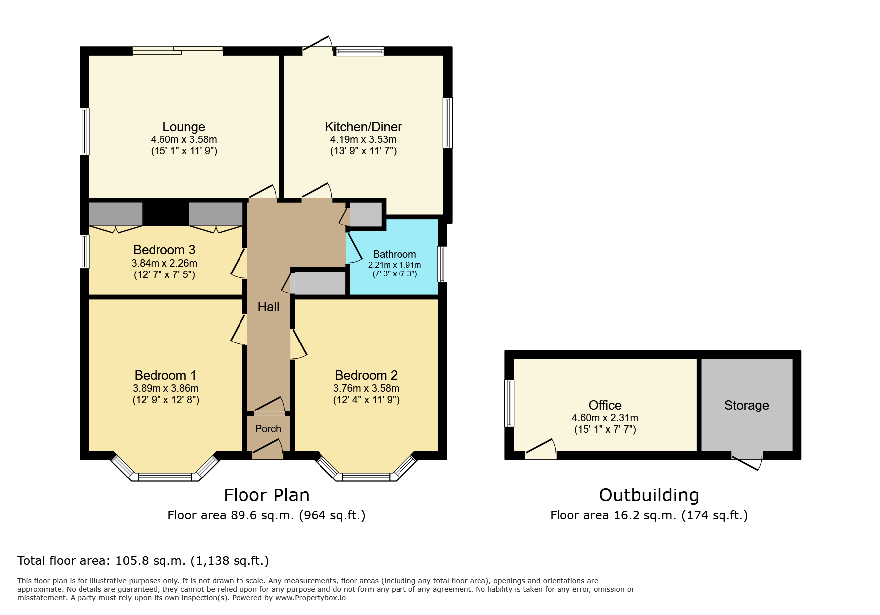 2a Tournament Road, Leicester floorplan