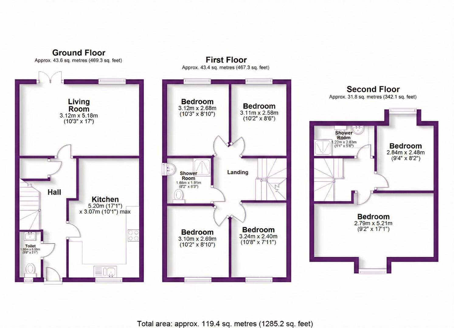 City Road, Nottingham floorplan