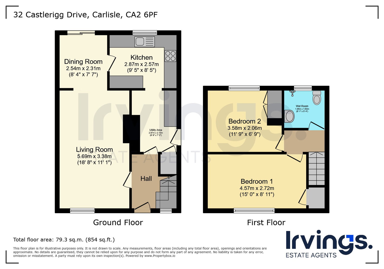 32, Castlerigg Drive, Carlisle floorplan