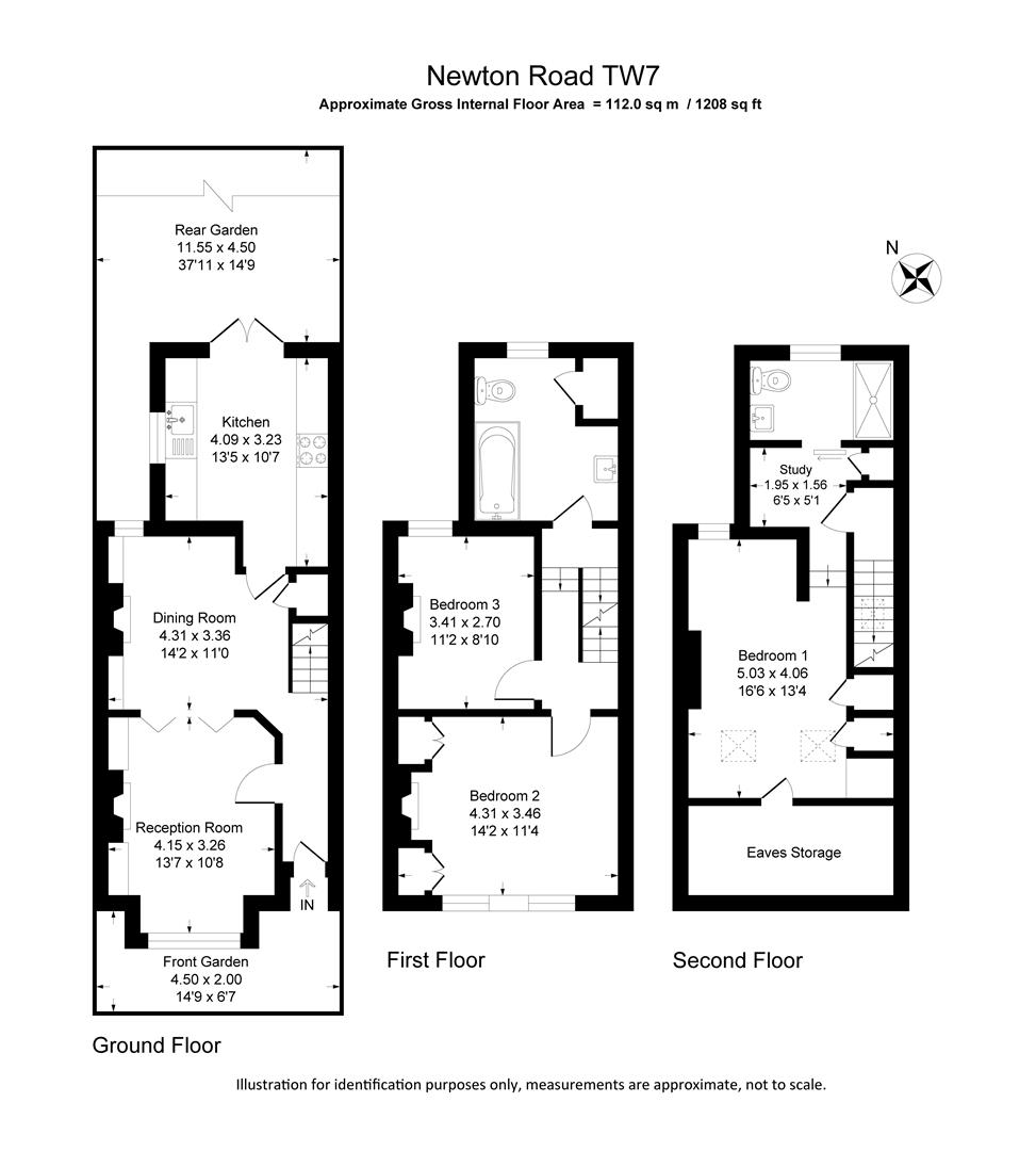 Newton Road, Isleworth TW7, 3 bedroom terraced house for sale