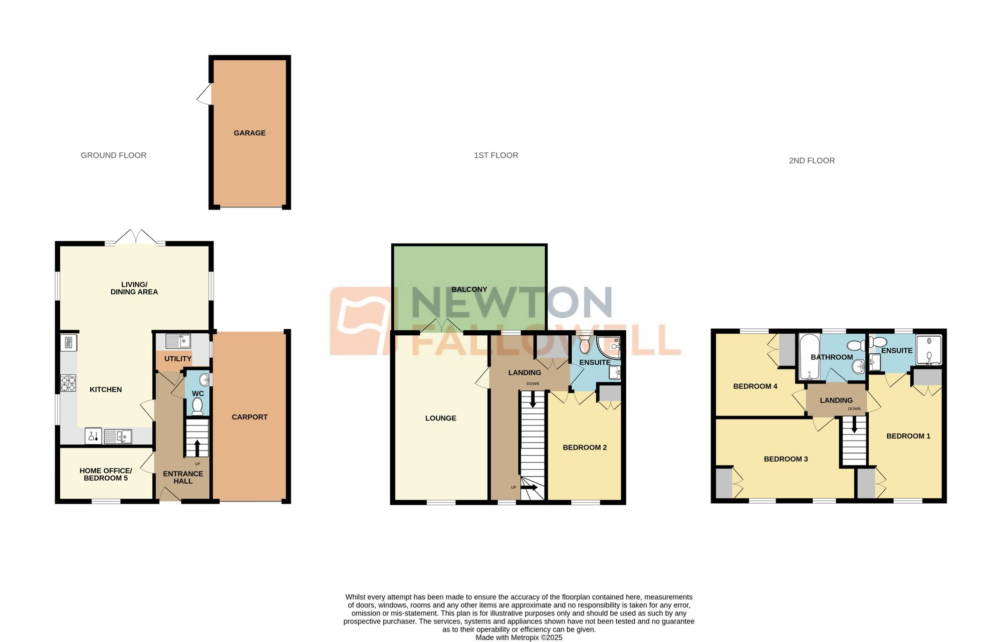 8 Pond Close, Newark floorplan