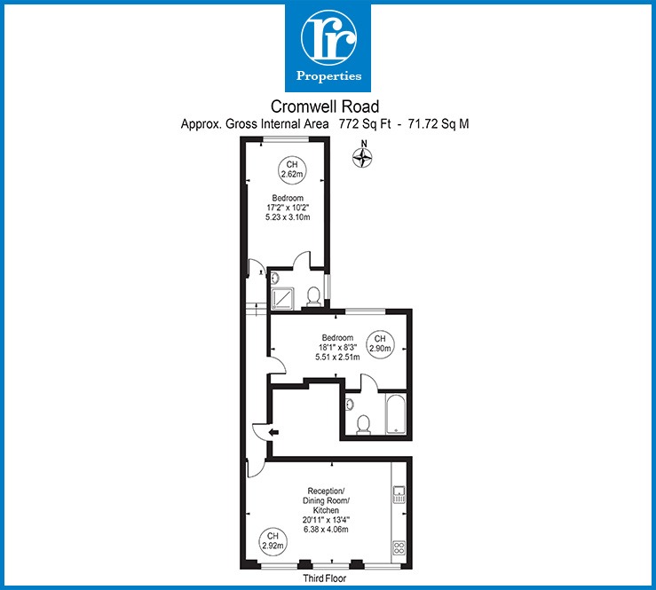 126-128, Cromwell Road , London floorplan