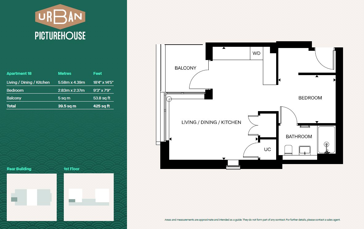 18 ++,, The Urban Picturehouse, Sidcup floorplan