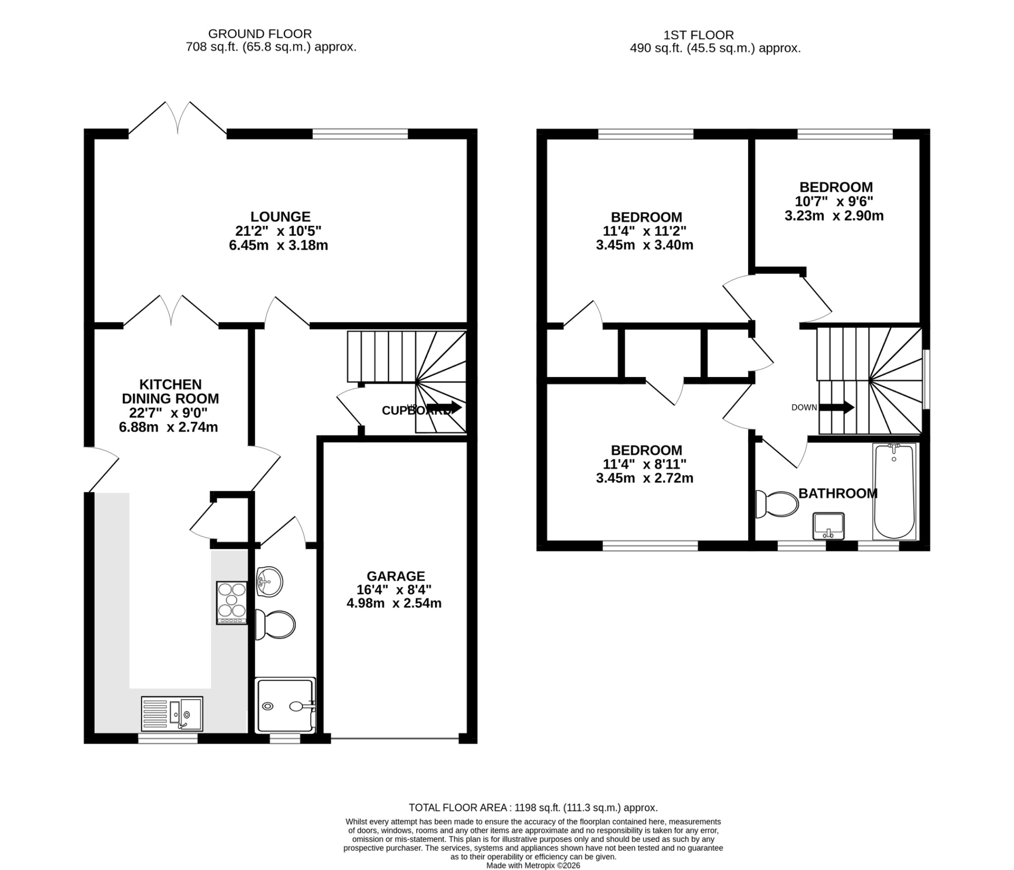 9 Gladstone Rise, High Wycombe, Buckinghamshire floorplan