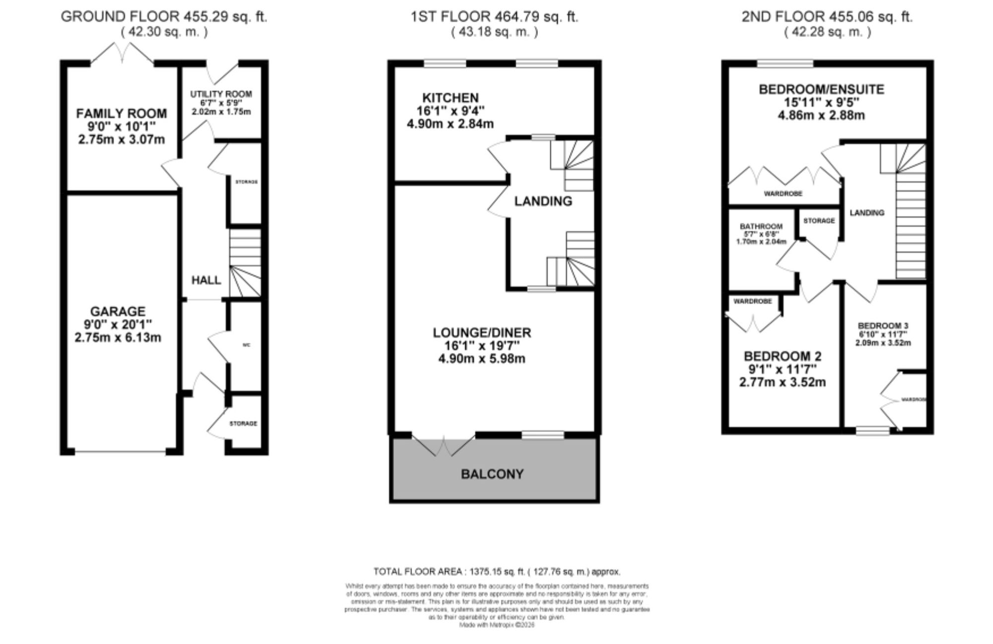 17 Edgbaston Drive, Stoke-On-Trent floorplan