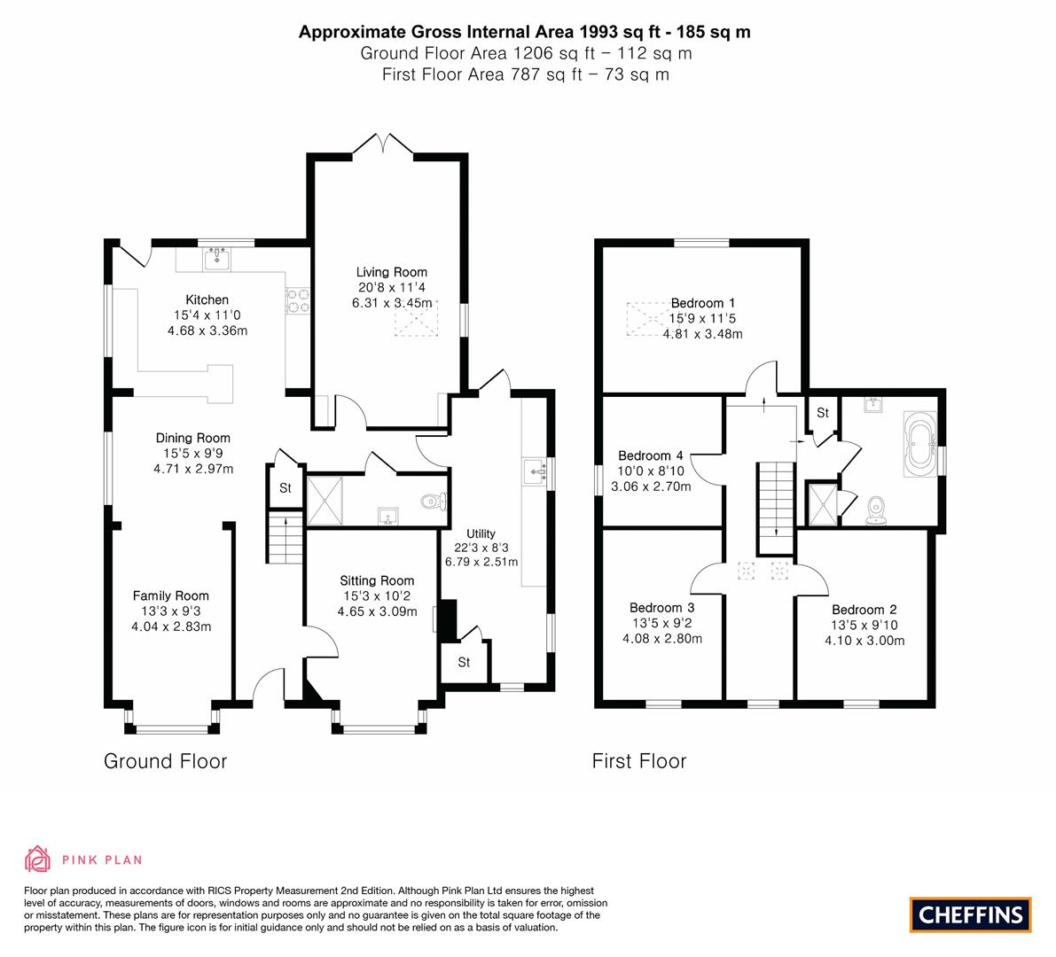 9, Chapel Road, Great Eversden floorplan