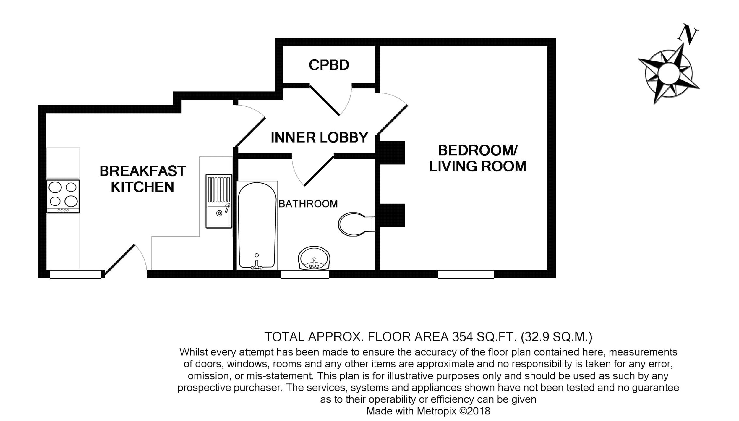 West Malvern Road, Worcestershire floorplan