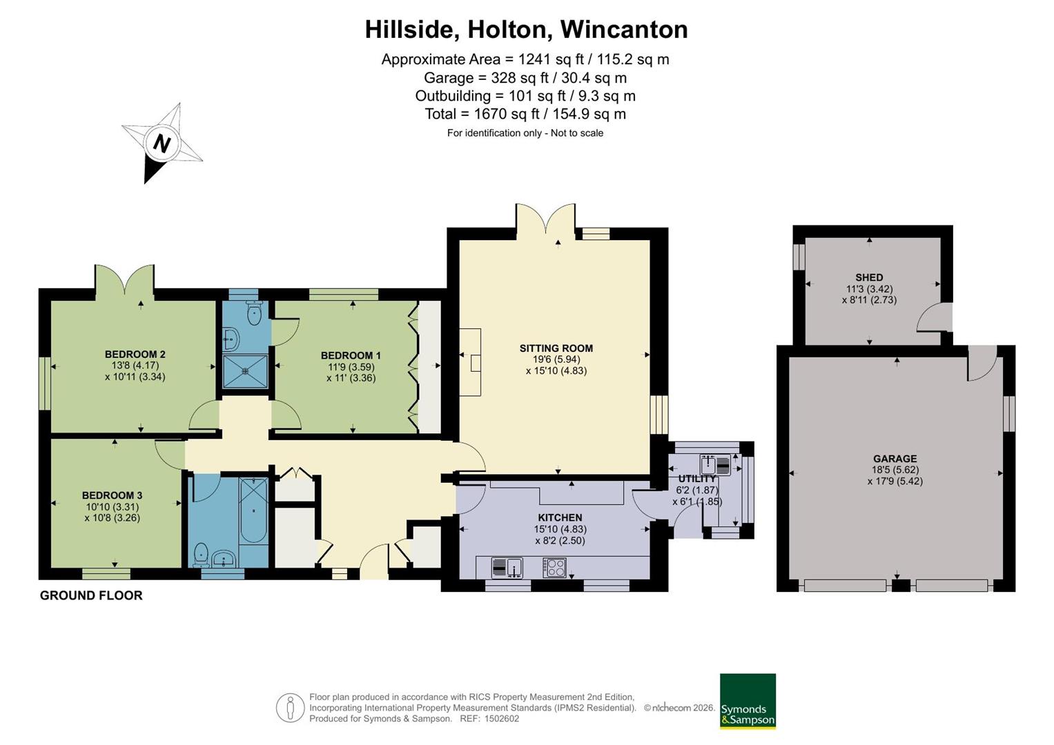 Hillside, Holton, Wincanton floorplan