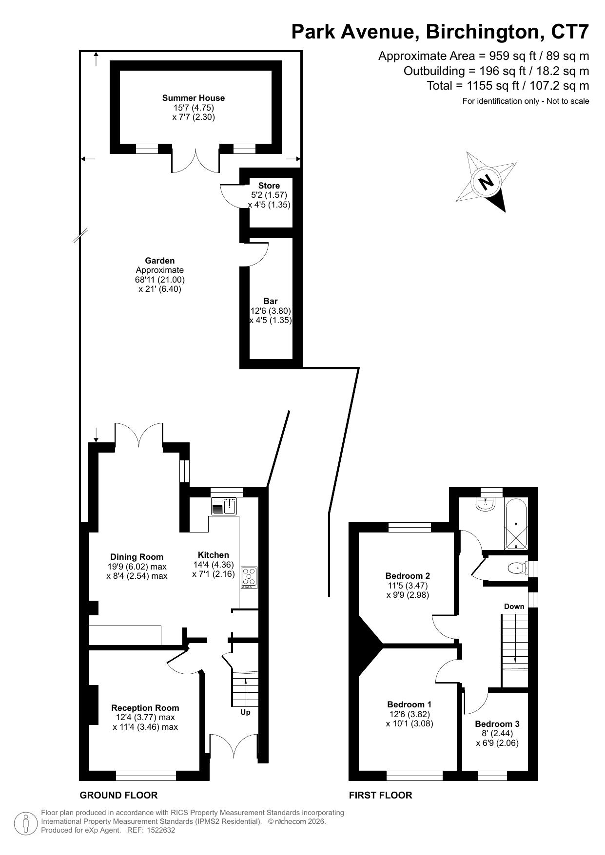38, Park Avenue, Birchington floorplan