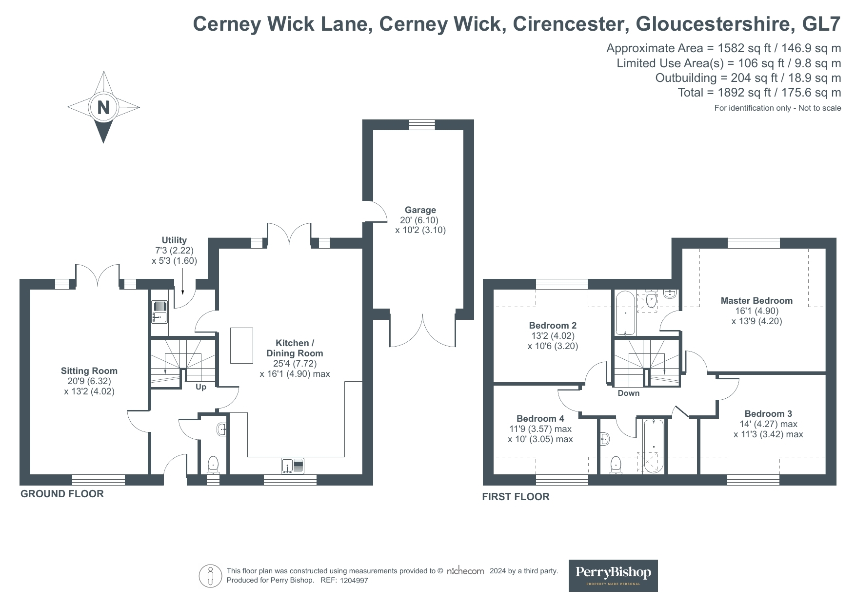 The Hawthorn,, Cerney Wick Lane, Cerney Wick, Gloucestershire floorplan