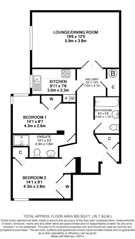 7, Pemberley Lodge, Windsor floorplan