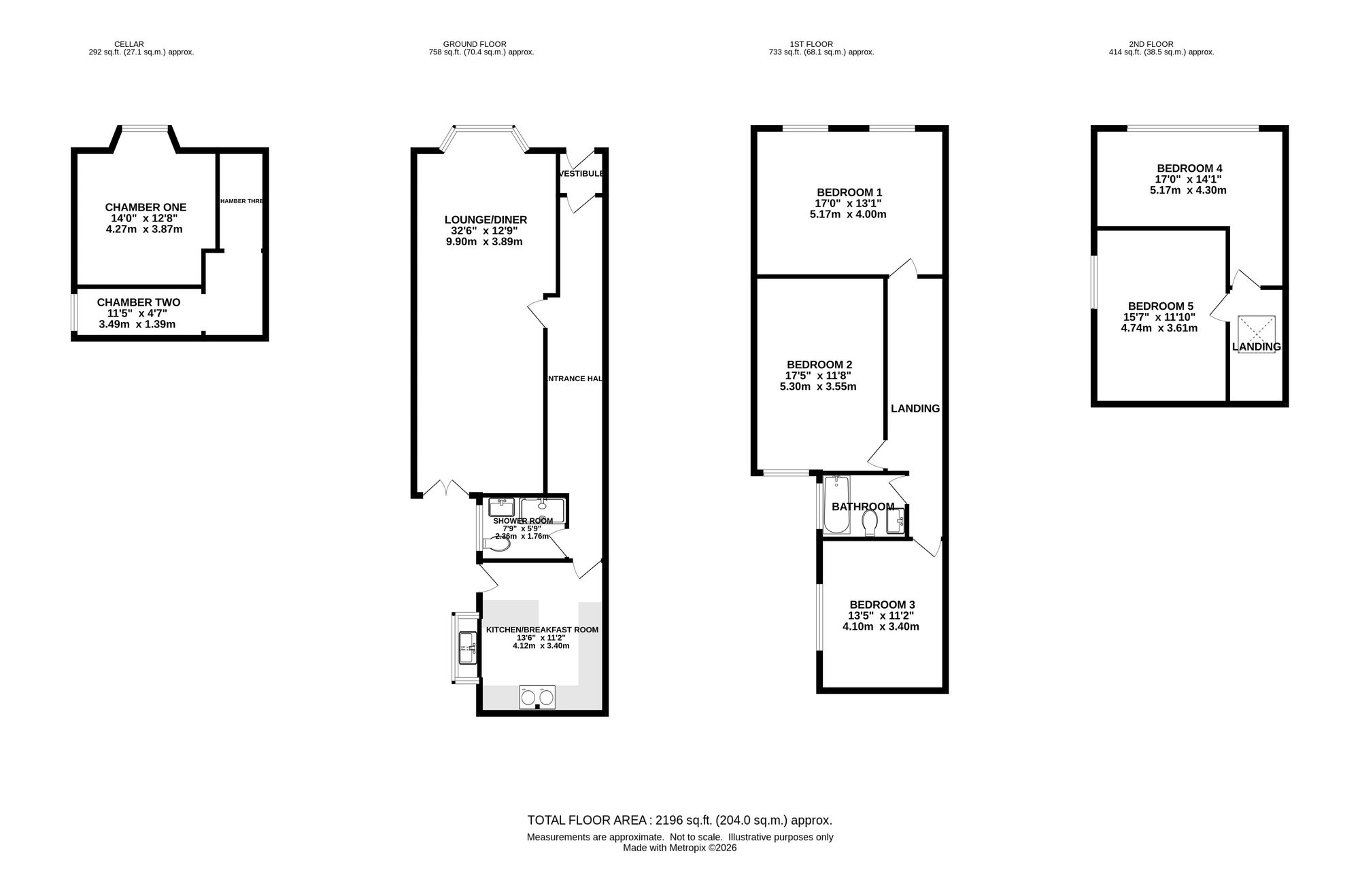 98 Buxton Road, Stockport floorplan
