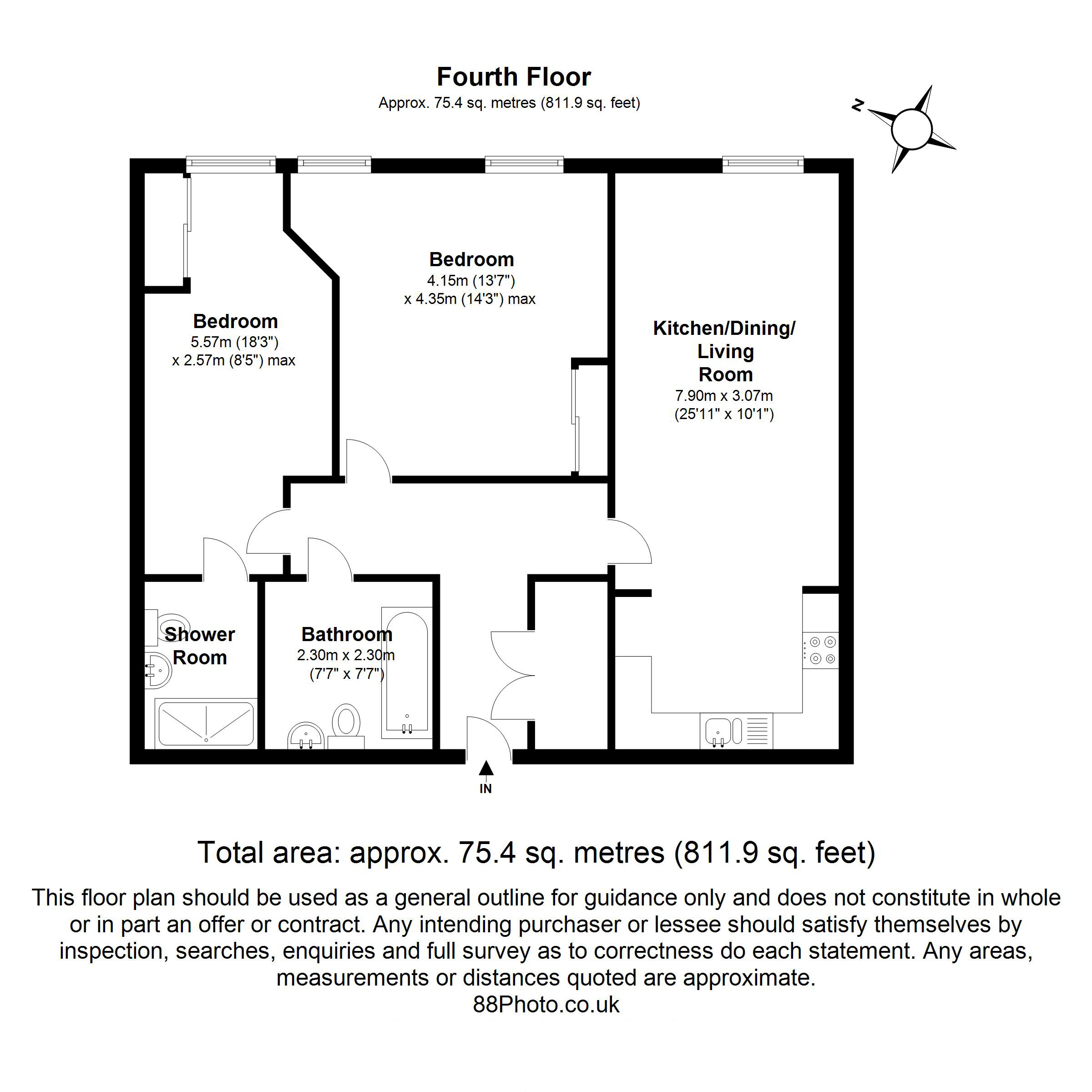 2 Bedrooms Flat to rent in Wood Wharf, London SE10