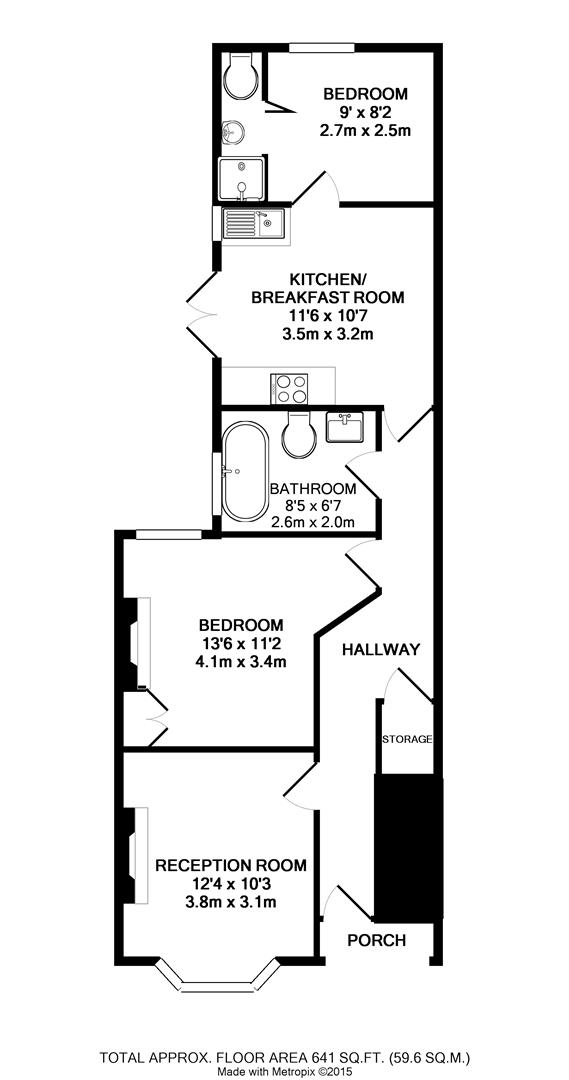 2 Bedrooms Maisonette to rent in Godstone Road, St Margarets, Twickenham TW1