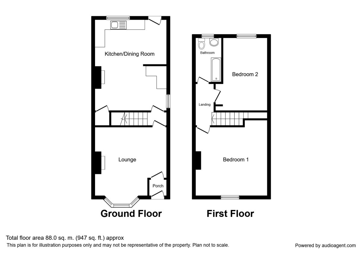 2 Bedrooms Terraced house for sale in Park View, Bredbury, Stockport SK6