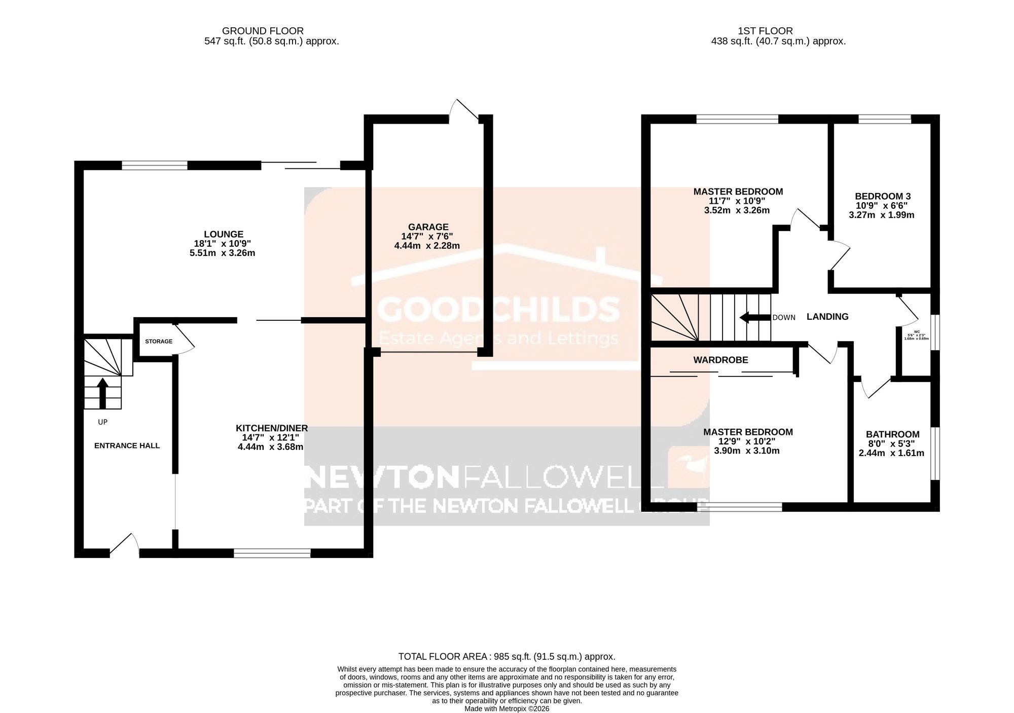 70 Baswich Crest, Stafford floorplan