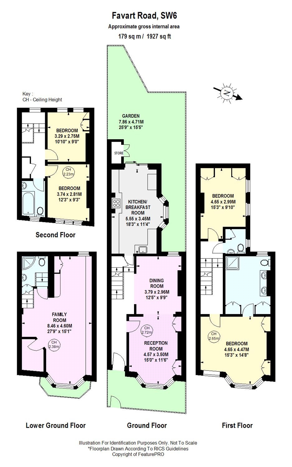 5 Bedrooms Terraced house to rent in Favart Road, Fulham, London SW6