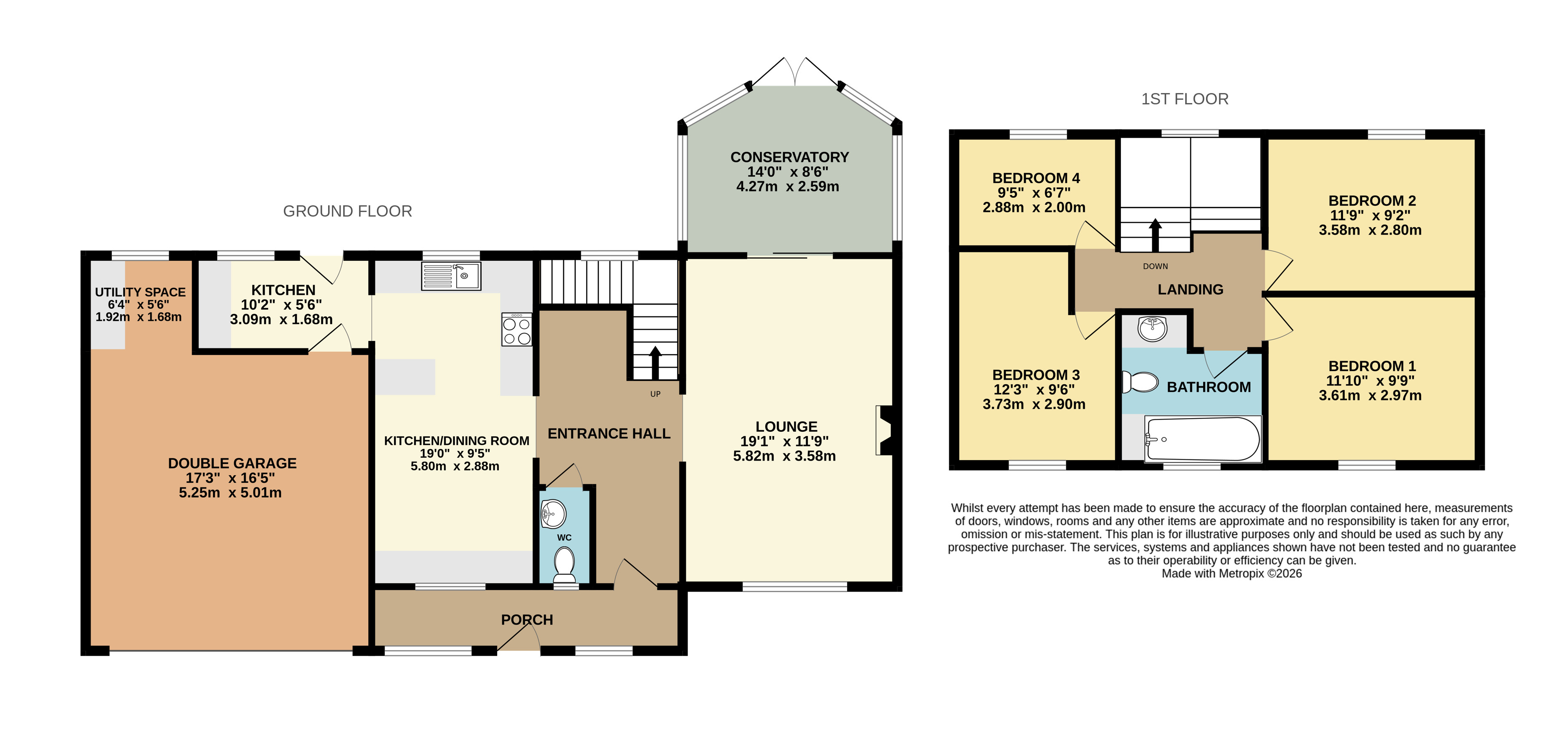 3, St. Andrews Close, Barnstaple floorplan