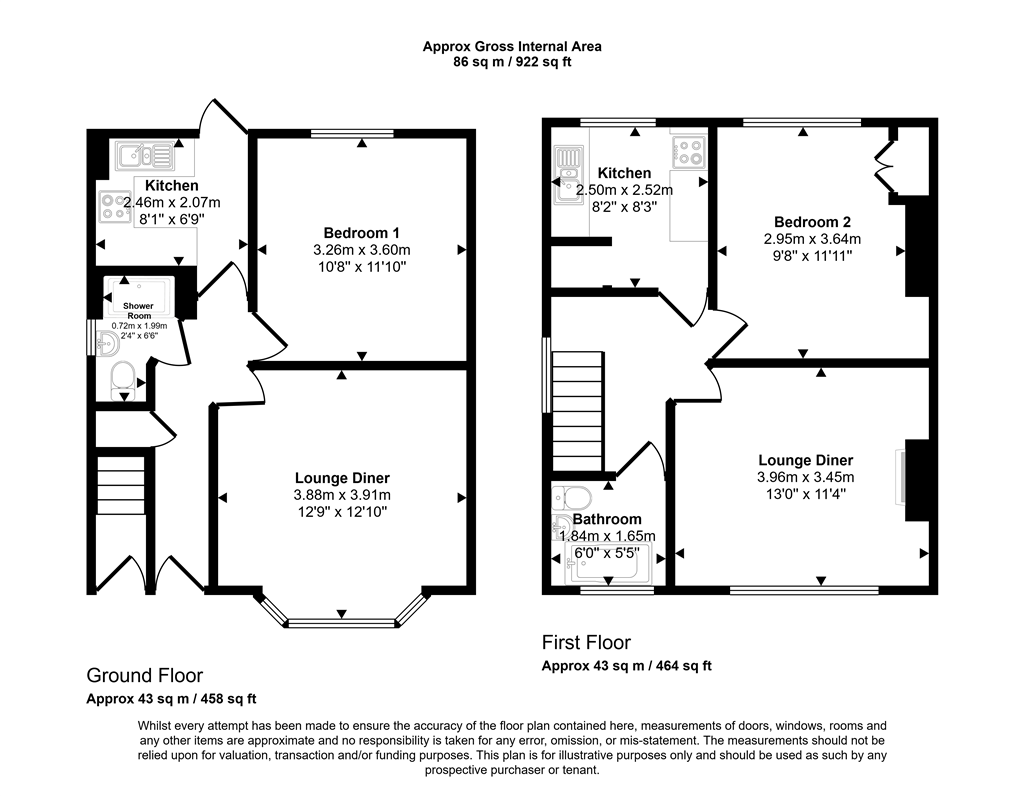82/82a, Selwyn Crescent, WELLING floorplan