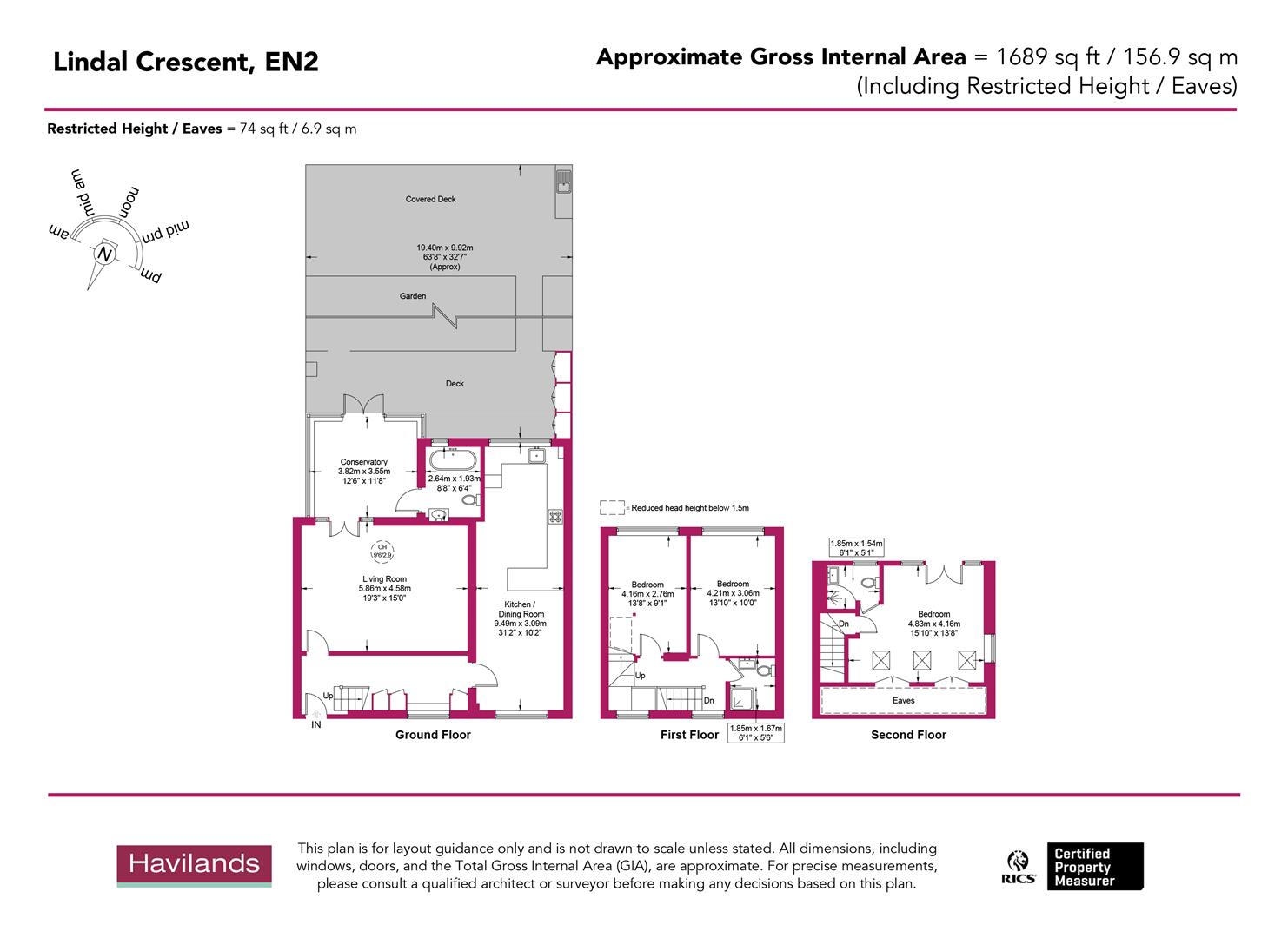 41, Lindal Crescent, Enfield floorplan