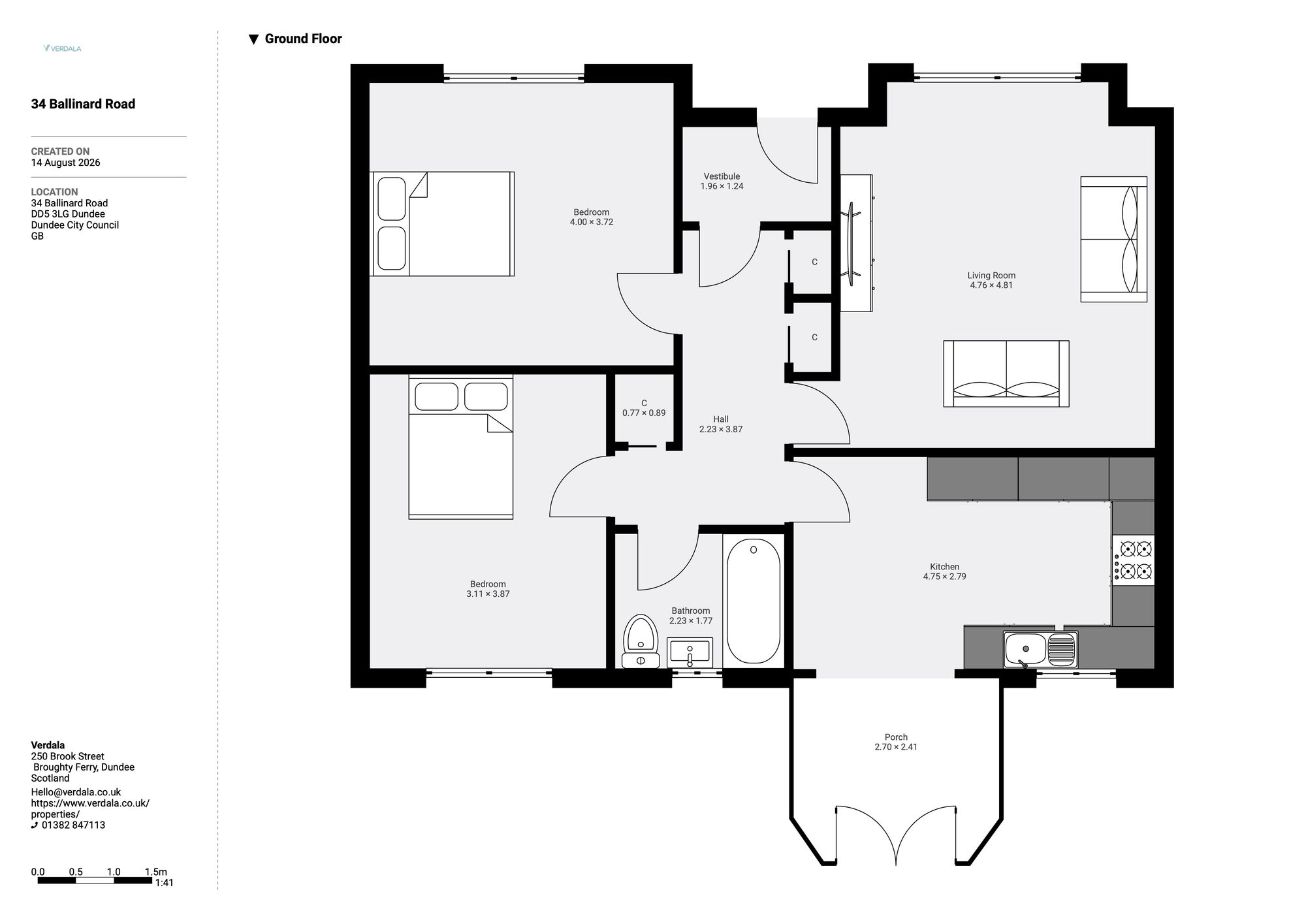 34 Ballinard Road, Dundee floorplan