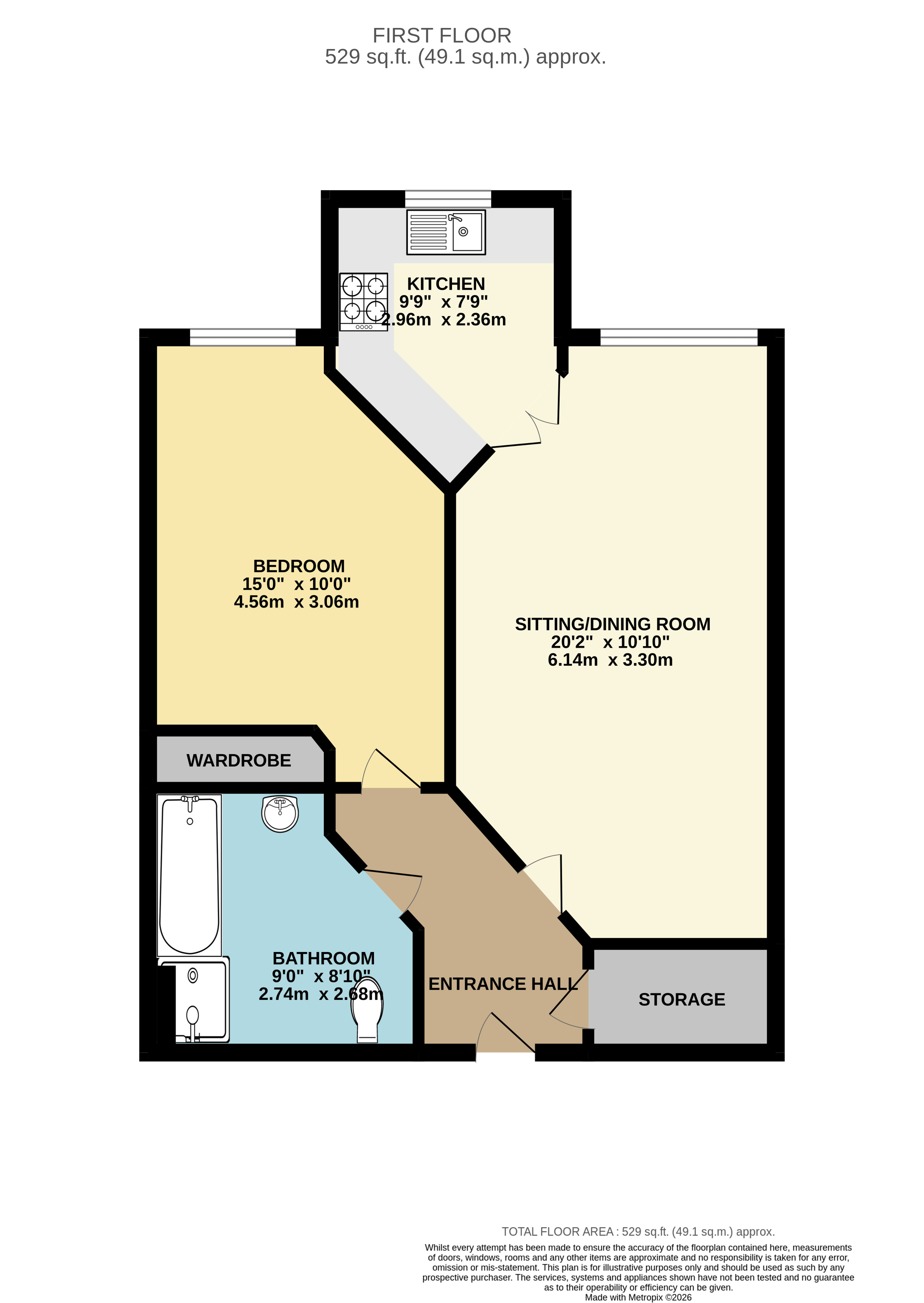 19, Roman Court, Edenbridge floorplan