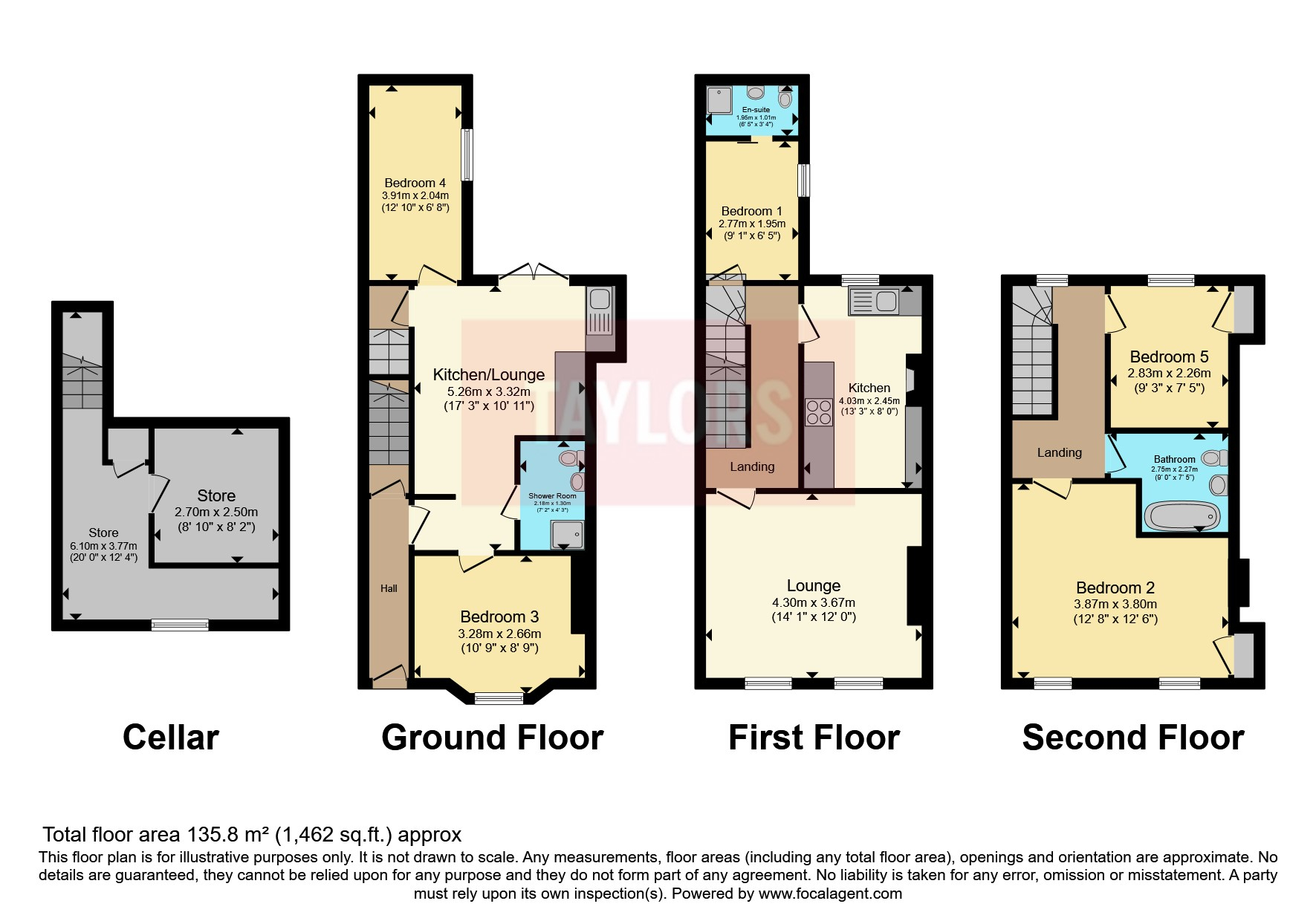 7, Oxford Street, Gloucestershire floorplan