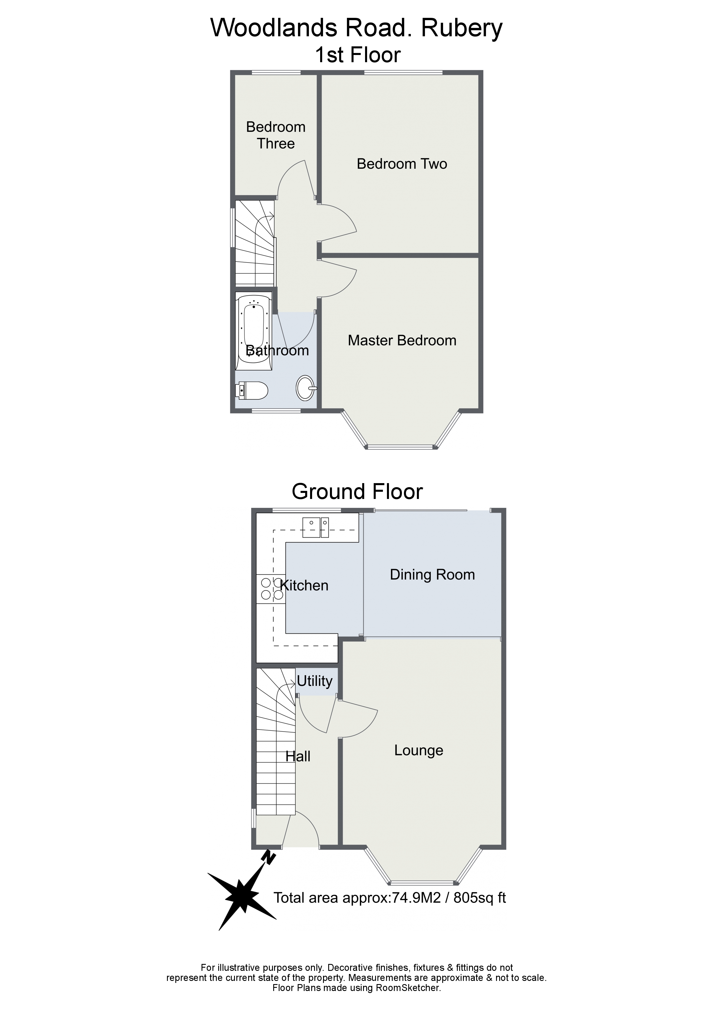 3 Bedrooms Semi-detached house for sale in Woodlands Road, Rubery, Birmingham B45