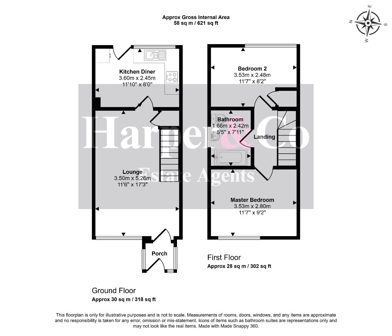 150, Wallington Road, Billingham floorplan