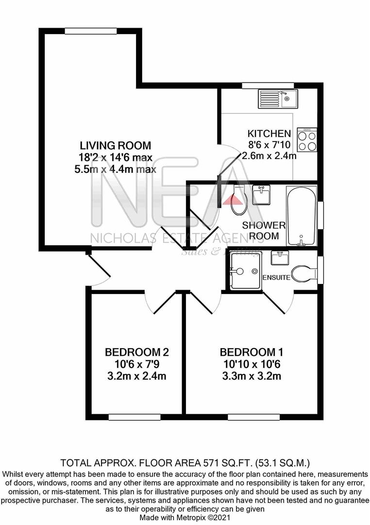2, Waller Court, Reading floorplan