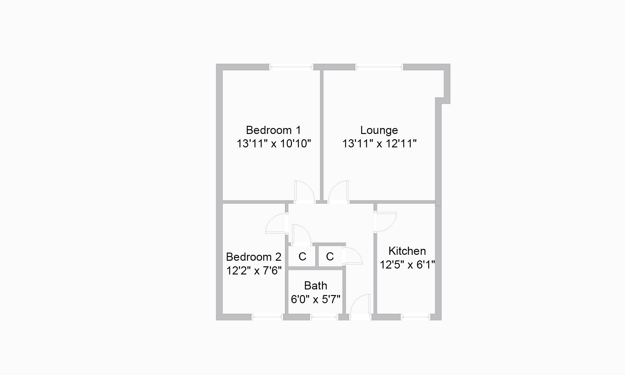 2 Bedrooms Flat for sale in Lomond Street, Helensburgh, Argyll & Bute G84