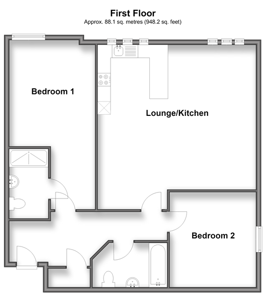 Grove Road, Sutton floorplan