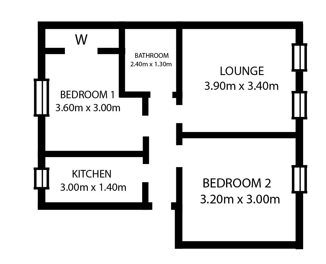 2 Bedrooms Flat for sale in 11B, Station Road, Stirling FK7
