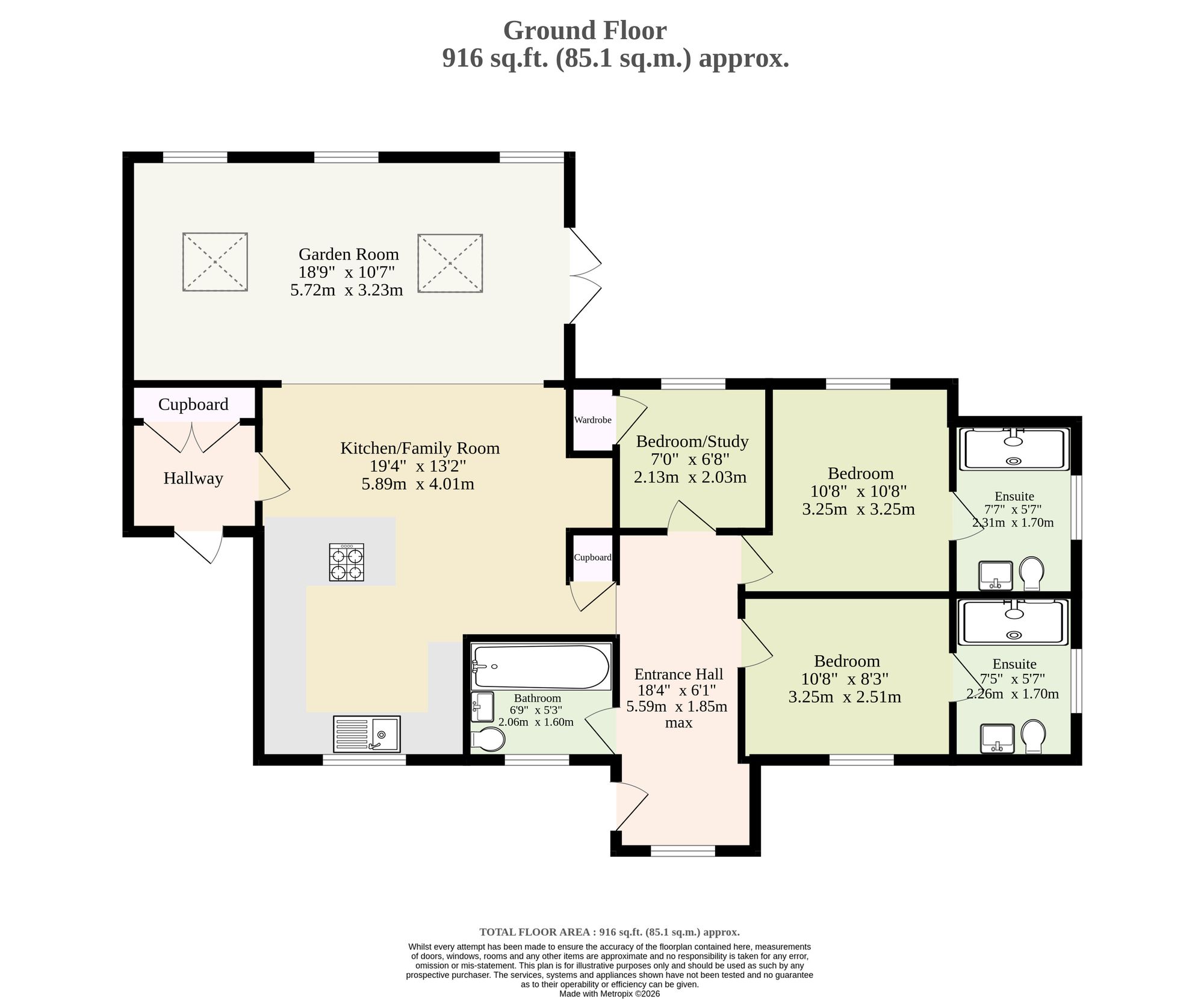 10 Fletcher Close, Norwich floorplan