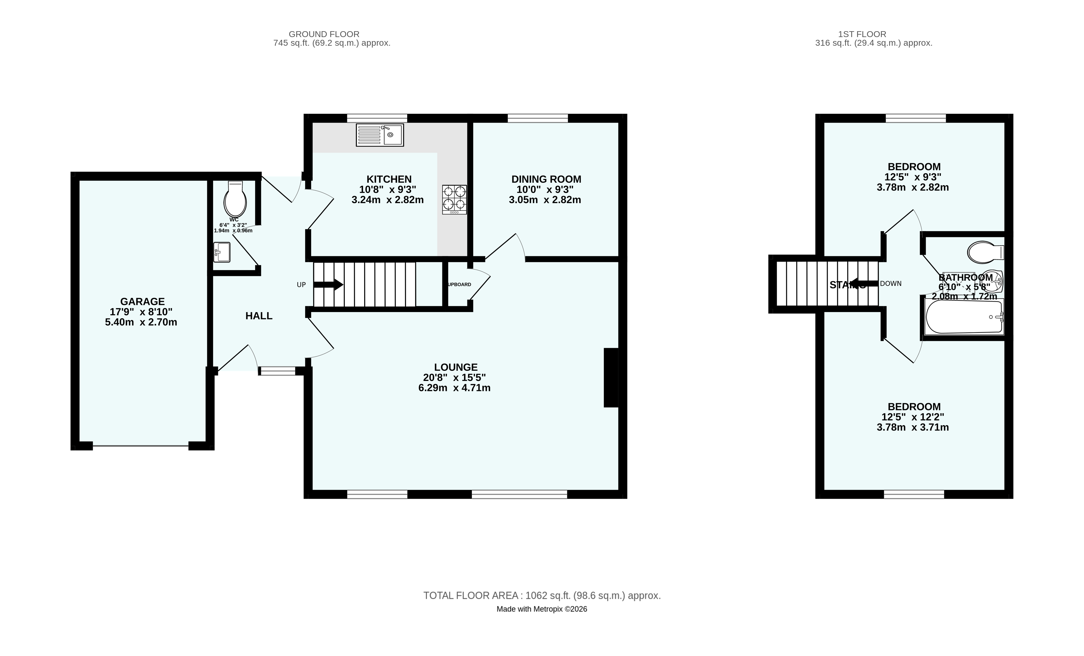 7, Springfield Road, Penzance floorplan