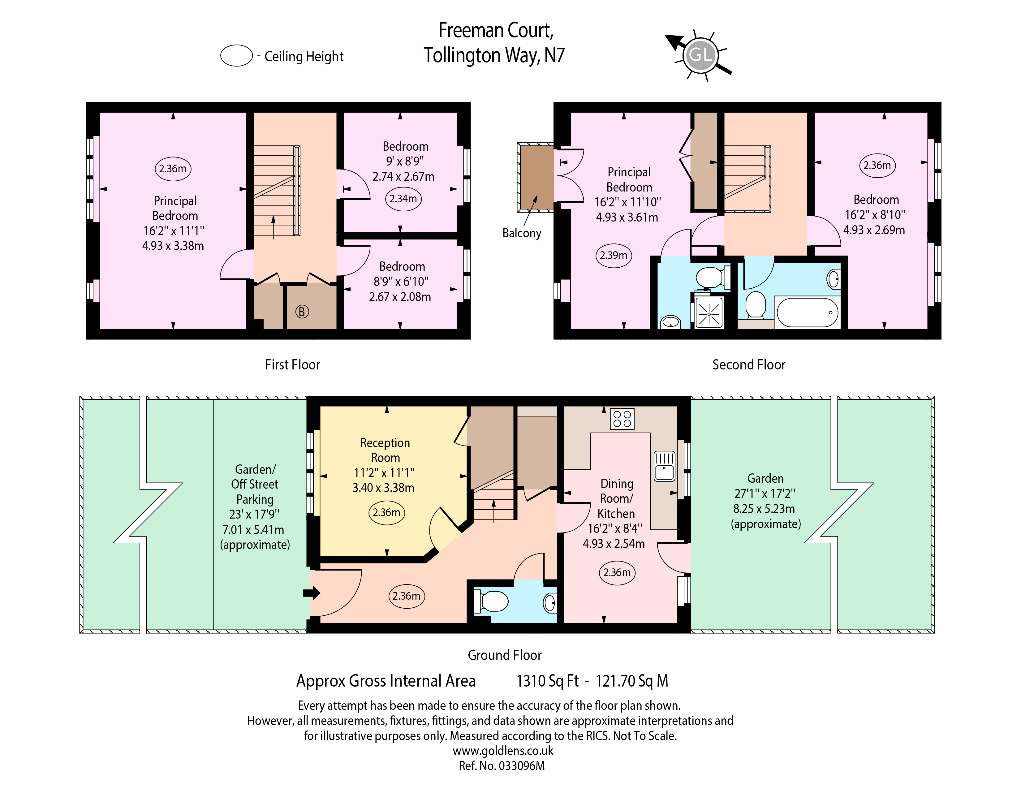 22, Tollington Way, London floorplan