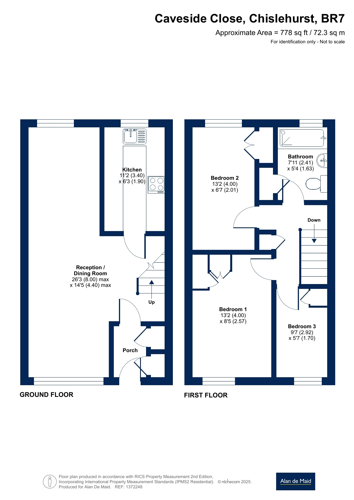 12 Rutland Court,, Caveside Close, Chislehurst floorplan