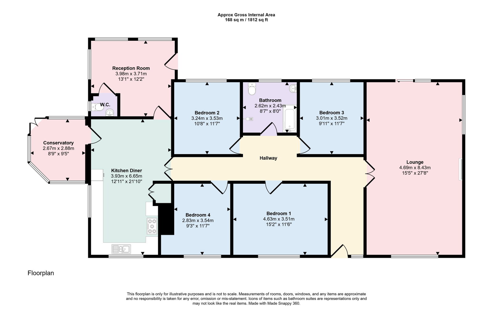 Crossview, Workington floorplan