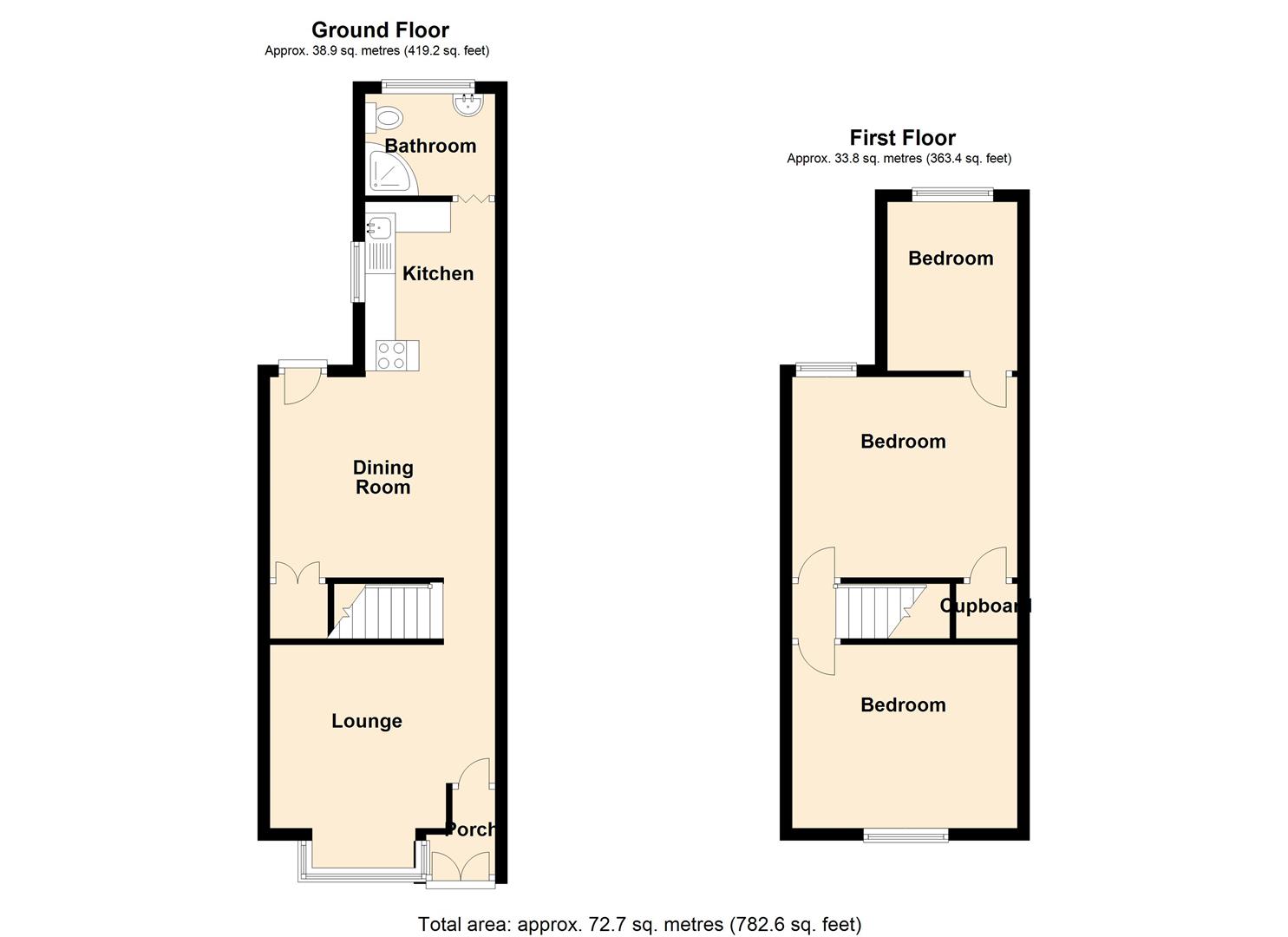 3 Bedrooms Terraced house for sale in Layfield Road, Gillingham ME7