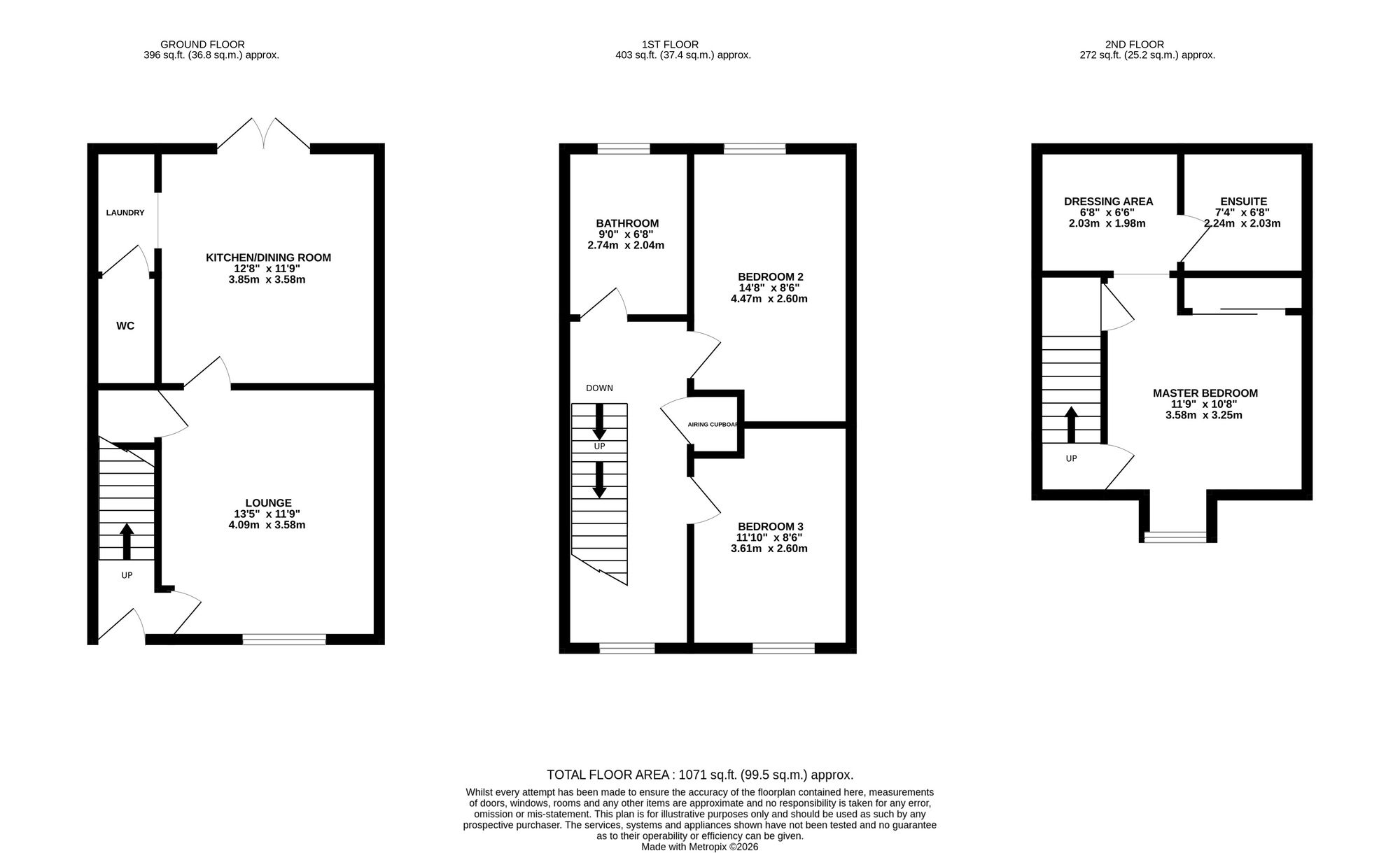 12 Philip Taylor Drive, Crewe floorplan