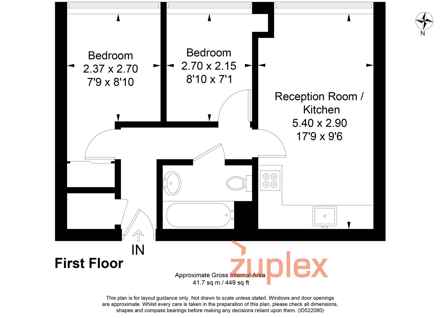 2 Bedrooms Flat for sale in Eleanor Cross Road, Waltham Cross EN8