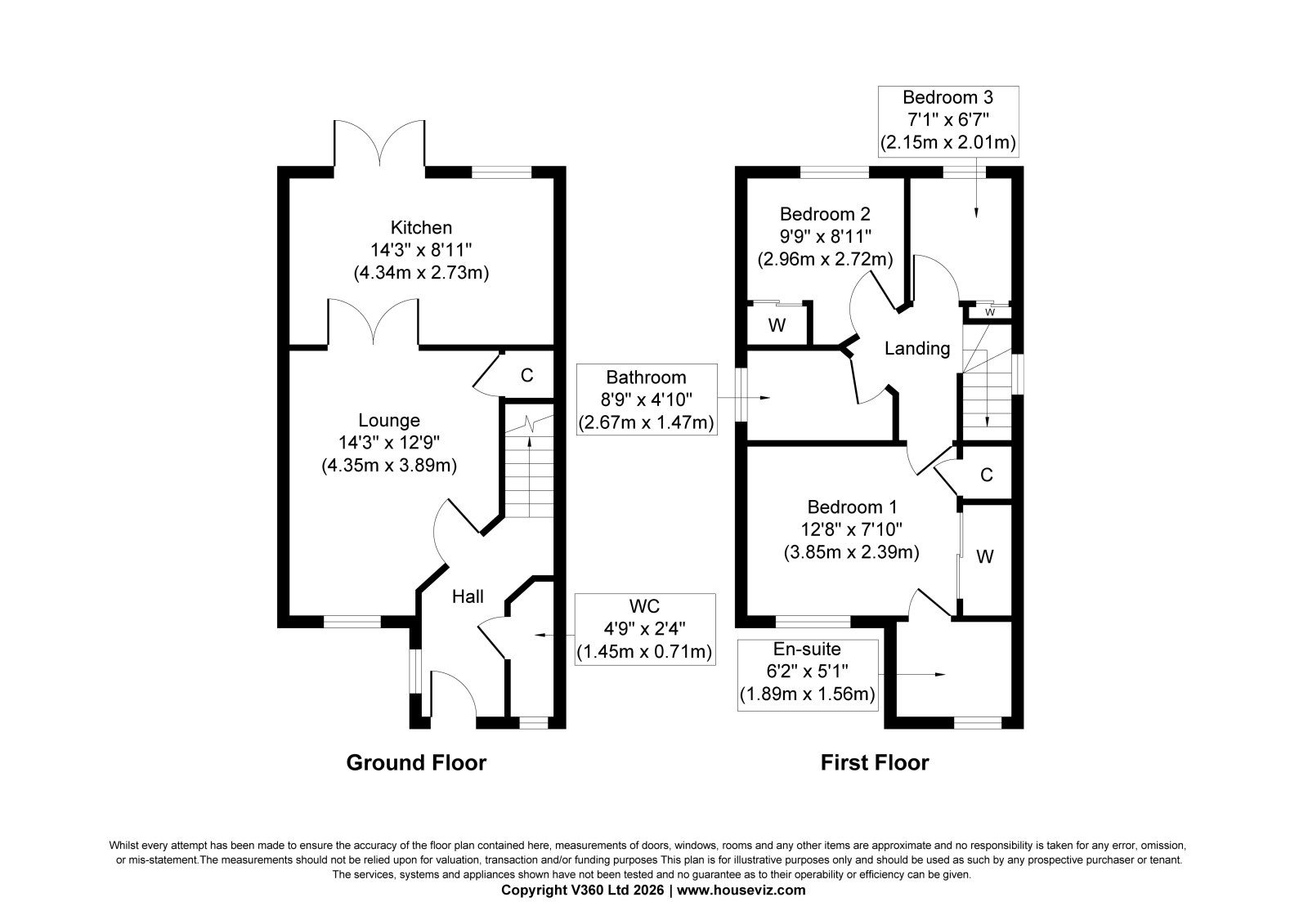 27, Nursery Gardens, Kilmarnock, KA1 floorplan