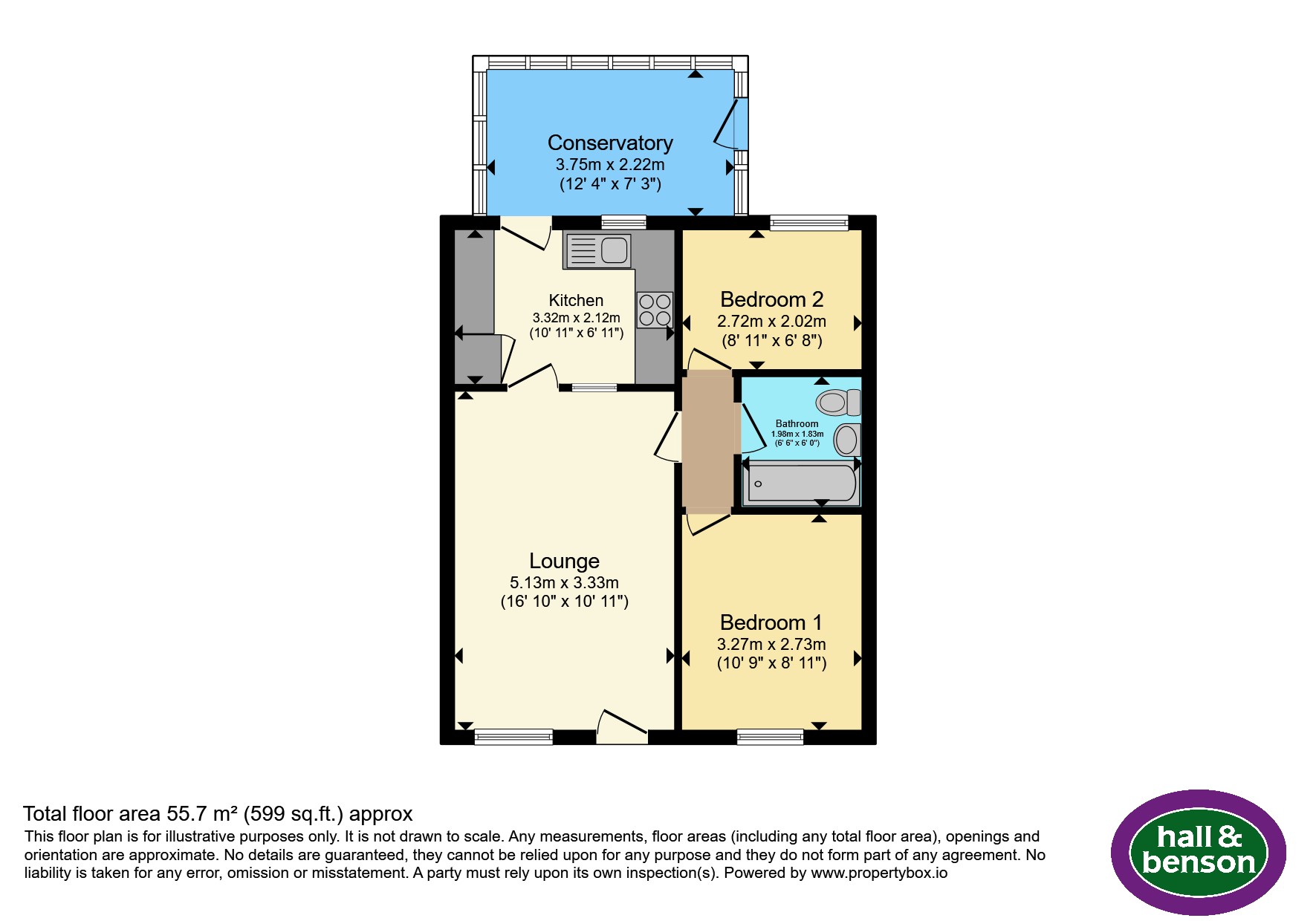 21, Hilltop Road, NOTTINGHAM floorplan