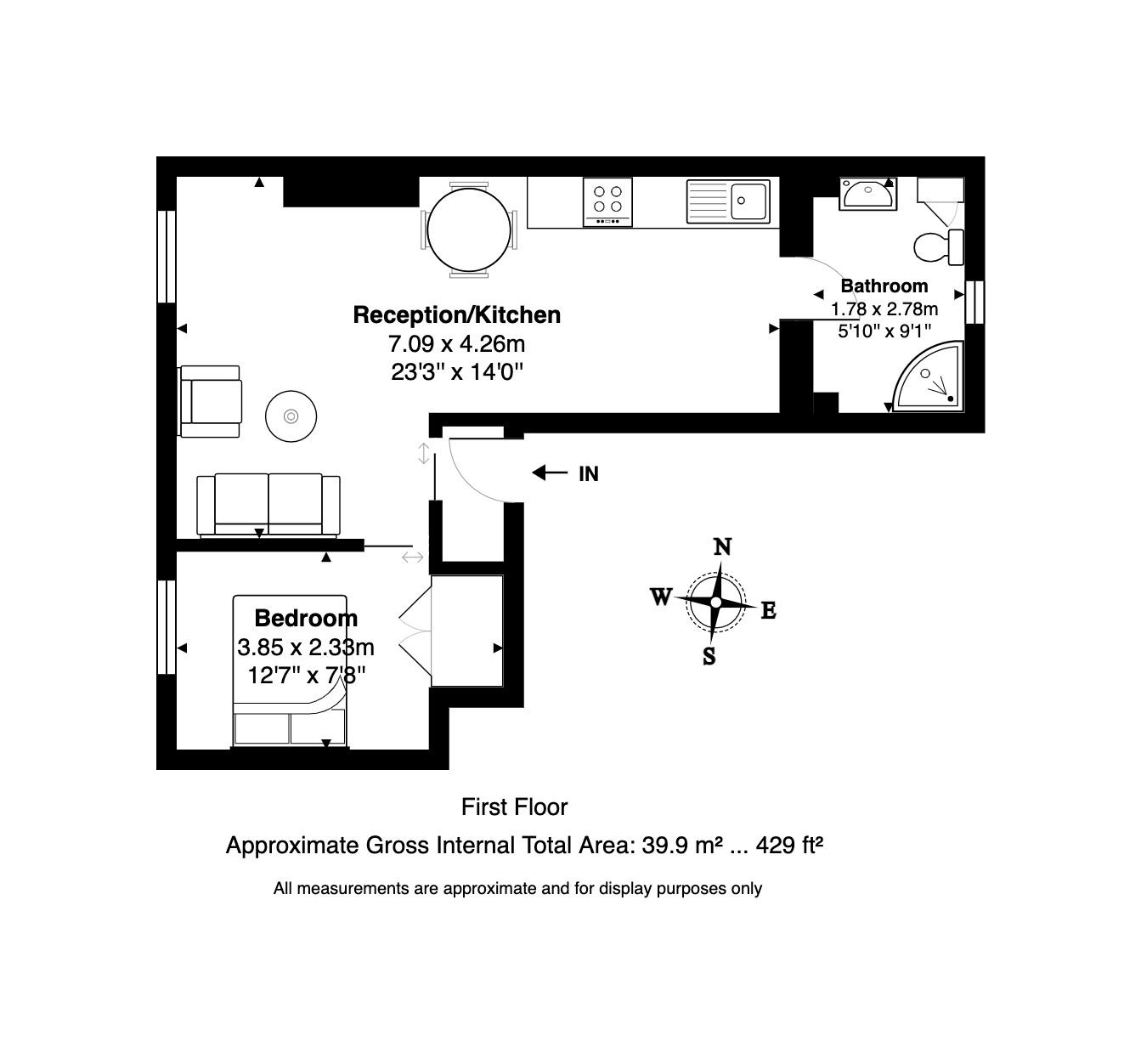 82a, Holloway Road, London floorplan