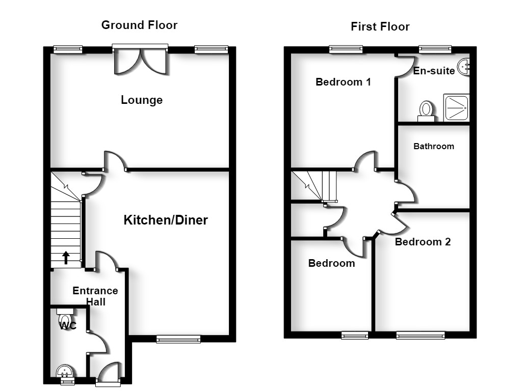 99, Fairfields Way Aston, Sheffield floorplan