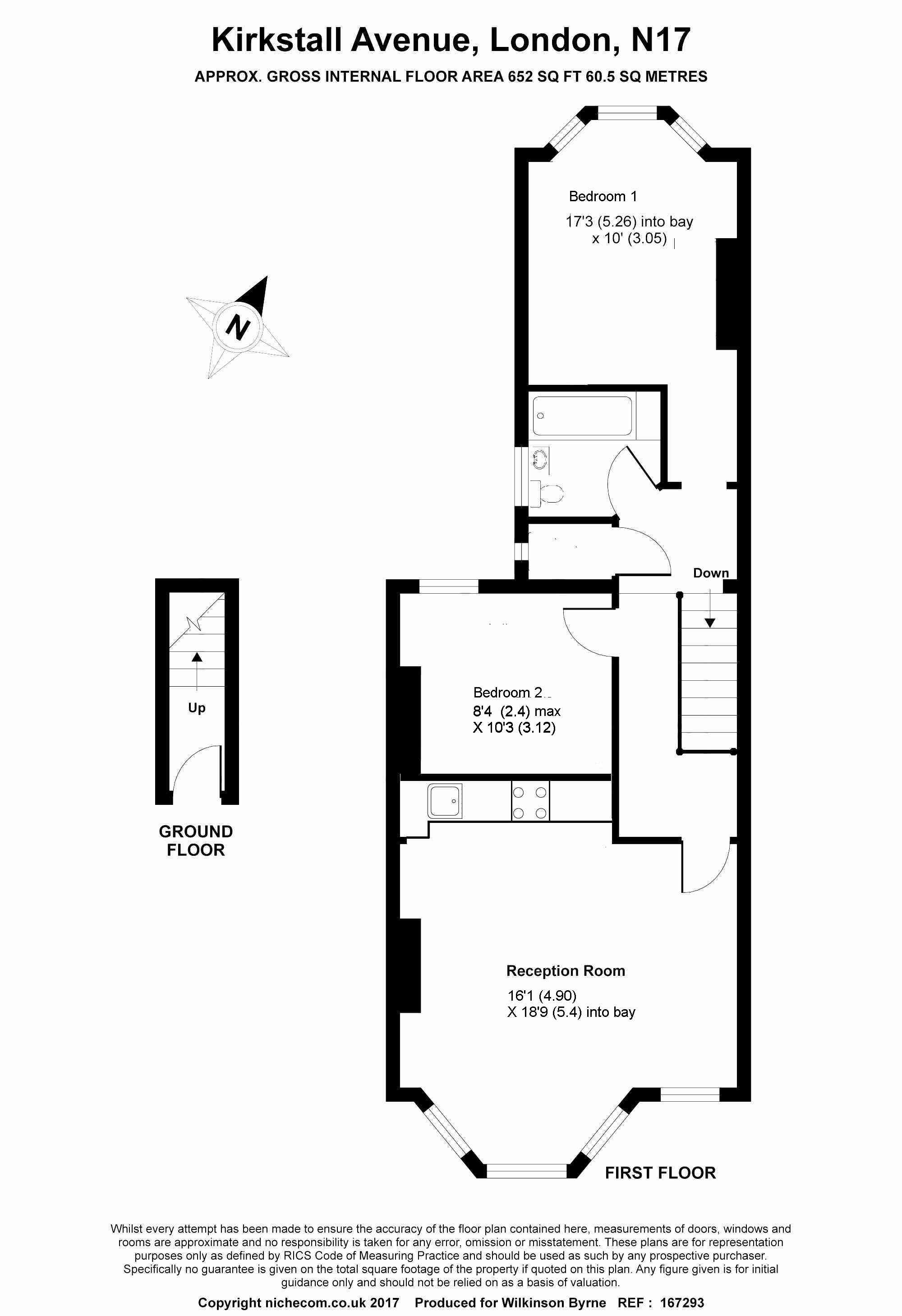 2 Bedrooms Flat for sale in Kirkstall Avenue, London N17