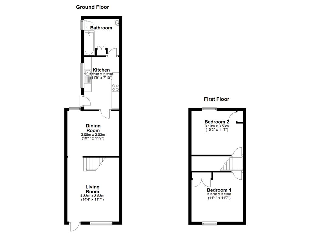 2 Bedrooms Terraced house to rent in Apsley Street, Tunbridge Wells TN4