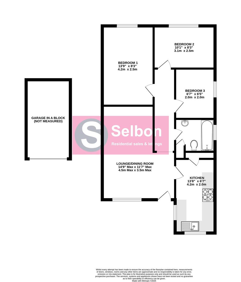 Flat 1, 189, Reading Road South, Church Crookham floorplan